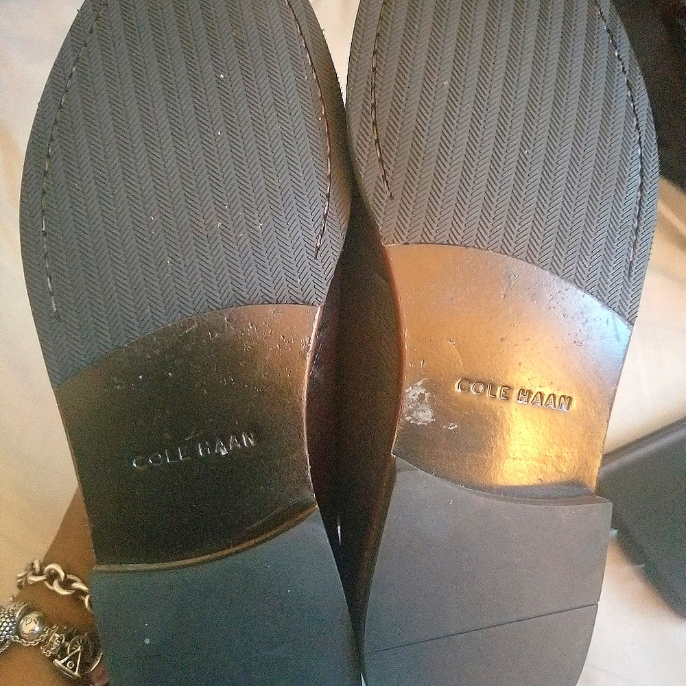 Pre owned Men Cole Haan leather loafer 10M